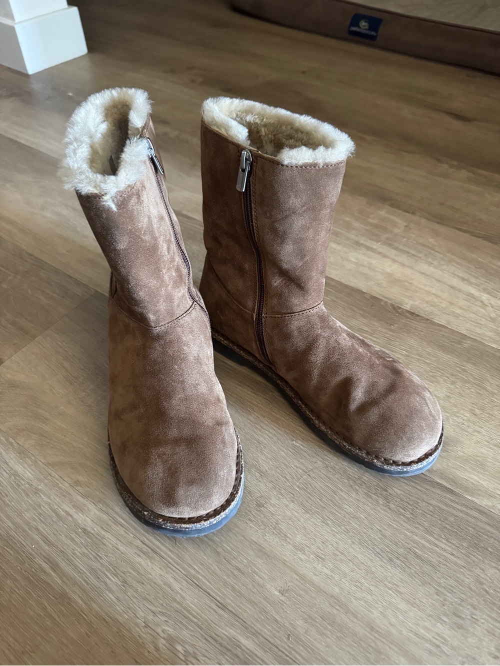 Birkenstock UPPSALLA SUEDE SHEARLING LINED WEATHERPROOF BOOTS 8 - Picture 3 of 14